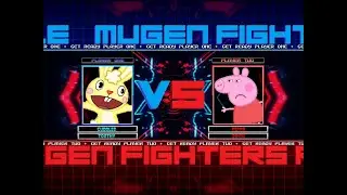 Mugen (Request) Team Cuddles Vs Team Peppa Pig