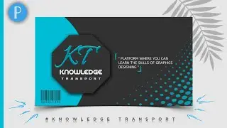 Create Professional visiting card in pixelLab|| Business card Design