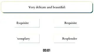 One Word Substitute | 20 questions | #learn | #BasicEnglish