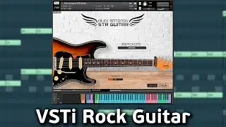 Vsti Rock Guitar Demo | Short Music Sketch with the STR Guitar Kontakt Library