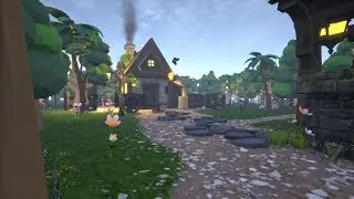 Stylized forest (speed level design / Unreal Engine toony environment)