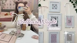 Self care night routine ♡ 🫧🎀 🕯️౨ৎ ⋆｡˚