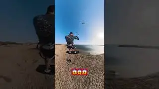 Вот это прыжок на кайте! 😱🤯