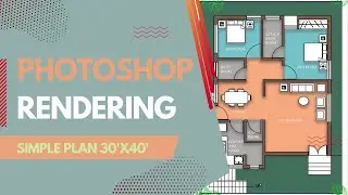 How to Render a  Simple Floor Plan  in PhotoShop