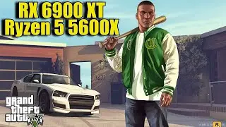 GTA 5 RX 6900 XT OC & Ryzen 5 5600X | 1440p - 2160p Maxed Out | FRAME-RATE TEST