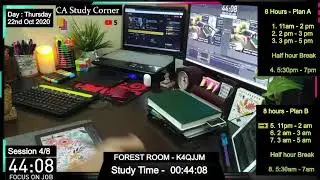 Study With Me Live for 6 Hours | CA Study Corner | Study Session 23rd Oct 2020
