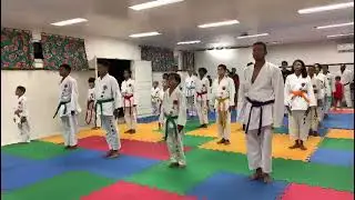 Heian Shodan  -  Dojô Tigrões Karatê Dô Itabela Bahia Brasil