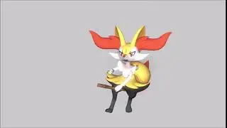SFM Test: Braixen Flying
