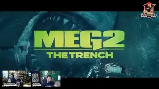 The Meg 2: The Trench (2023) Official Trailer Reaction Live with Filmmaker Kyle Wong!