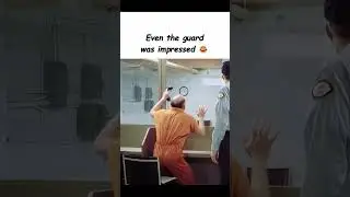 The guard was very impressed 😂