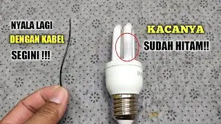 WITH ONE CABLE‼️THE BLACK GLASS LAMP CAN BE LIGHTED UP AGAIN