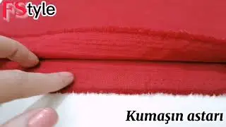 kumaşın yüzü ve astarı nasıl bulunur