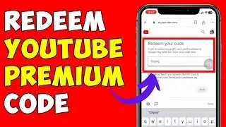 How to Redeem YouTube Premium Code (2024) | YouTube Premium Code Redeem (Android/iOS)