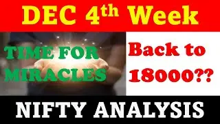 NIFTY PREDICTION & NIFTY ANALYSIS | NIFTY TOMORROW & WEEKLY ANALYSIS | DEC 4th Week Analysis