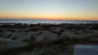 sunset caspian sea 19.10.2022