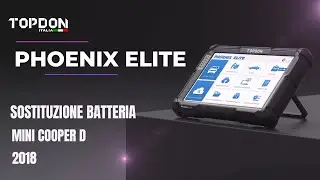 TOPDON ITALIA ◾ PHOENIX ELITE ◾ SOSTITUZIONE BATTERIA MINI COOPER D 2018