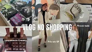 INDO AO SHOPPING, LOOKS NO PROVADOR E COMPREI UM HIDRATANTE LABIAL DE CAFÉ!