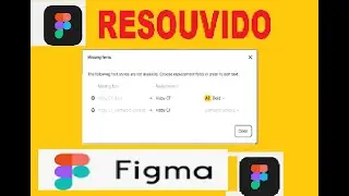 🟡 Missing Fonts - Erro Figma RESOLVIDOS