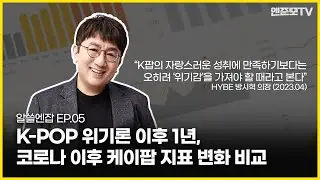 케이팝의 최전성기는 지나갔다? 📊 코로나 이후 지표들의 변화 살펴보기 | 알쓸엔잡 EP.5