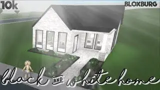 Bloxburg: 10k Black&White Home