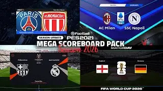 PES 2021 Mega Scoreboard Pack - Football Life 26