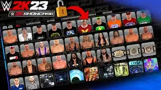 WWE 2K23 Showcase Mode - ALL possible UNLOCKABLES (Superstars,Attire,Arena & more)