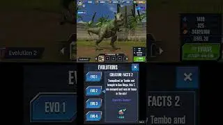 TYRANNOSAUR BUCK ALL EVOLUTION | Jurassic World The Game