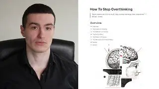 this is boring but you'll stop overthinking forever