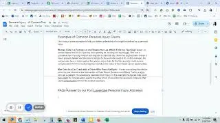 AI-CONTENT WRITING TEST: Legal Practice Area Page