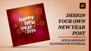 Creating a Stunning New Year Post from Scratch @designartYT