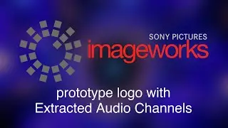 Sony Pictures Imageworks prototype logo with Extracted Audio Channels
