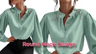 Round Neck Design | Useful Sewing Tips and Techniques