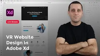 VR Website Design in Adobe Xd