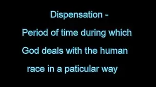 The Dispensational Revelation of the Mysteries - part 2