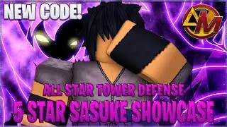 [NEW CODE] ALL STAR TOWER DEFENSE UPDATE: SASUKE SHOWCASE ( Mangekyo Susanoo!)