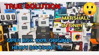 TRUE SOLUTION | ALL BRANDS SPEAKERS | OPEN BOX 100% ORIGINAL.. MARSHALL IN JUST?????......