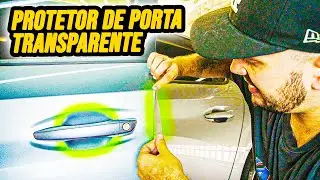 PROTETOR de QUINA PORTA TRANSPARENTE em PPF em CASA (FÁCIL e BARATO)