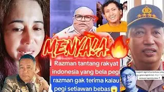 HOTMAN PARIS RAZMAN TANTANG RAKYAT INDONESIA YANG BELA PEGI SETIAWAN DISKAKMAT KAPOLRI & IBU WIDIA?