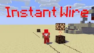 Ein Instant Wire in der Minecraft Java Edition