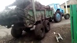 Т - 40 + РОУ 6.  ( розкидаю органіку)
