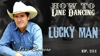 How to dance LUCKY MAN 64 Counts Beginner Country Line Dance.