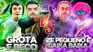 GROTA E BECO X CAIXA BAIXA E ZÉ PEQUENO no GTA RP! (LUQUET4)