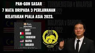 PAN-GON SASAR 7 MATA DARIPADA 3 PERLAWANAN KELAYAKAN PIALA ASIA 2023.