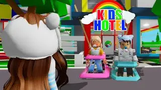 ENTRO DI NASCOSTO IN UN HOTEL SOLO PER BAMBINI SU BROOKHAVEN ROBLOX!