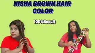 Nisha Nature Mate Hair Color Natural Brown hair Uses in Hindi | Side Effects