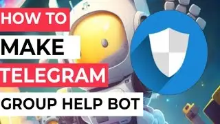 Build telegram group help bot in 2 minutes 😱 | #codebomb #telegram #telegrambot