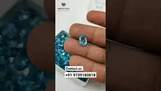 Natural Blue Zircon 😍 5 To 8 ct sizes