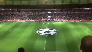 Champions League anthem⚽️ at Emirates Stadium Arsenal vs Bayern Munich March/07/2017