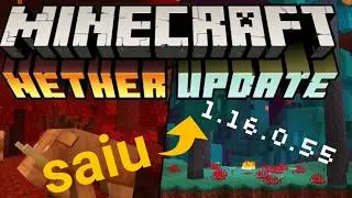 Saiu Minecraft pe atualização do nether grátis.Com o Xbox live atualizado 2020