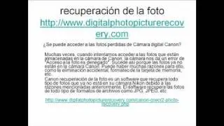 recuperación de la foto